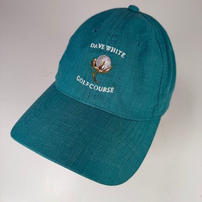 LEGENDARY Dave White Golf Course Embroidered Baseball Cap Teal Adjustable Men's