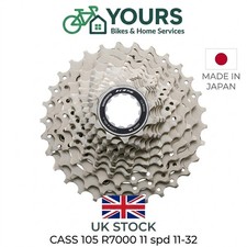 Image of Shimano 105 R7000 11 Speed Road Bike Cassette 11-32T HG-EV Silver— MADE IN JAPAN