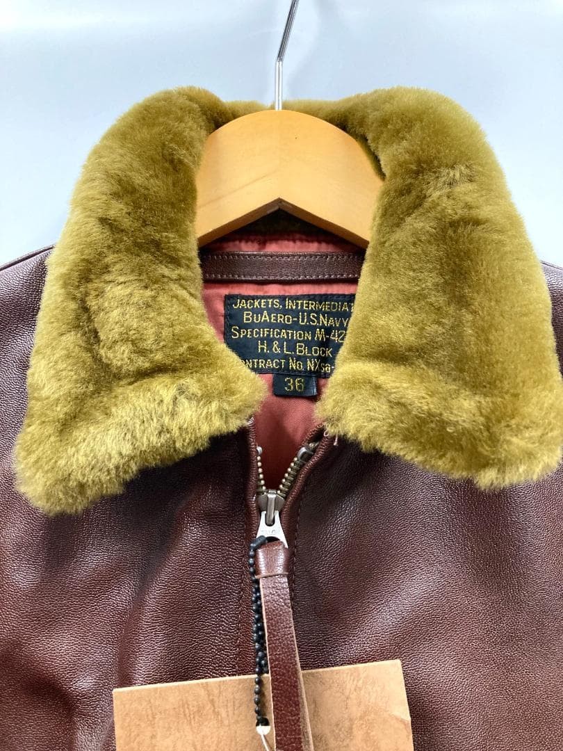 U29S Buzz Rickson'S Leather Jacket - image 12