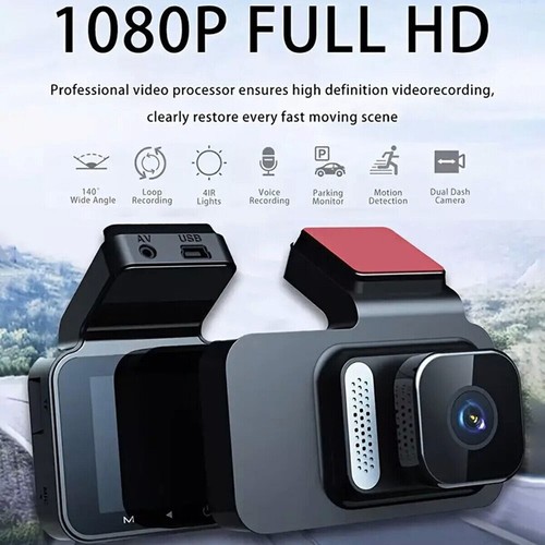 3" WIFI Car Camera Recorder Dual Front Rear Dash Cam Night Vision - Picture 6 of 12