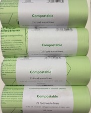 Compostable Food Waste 7L 10L 25L 40L 80L 140L 240L Caddy Bags Wheelie Liners