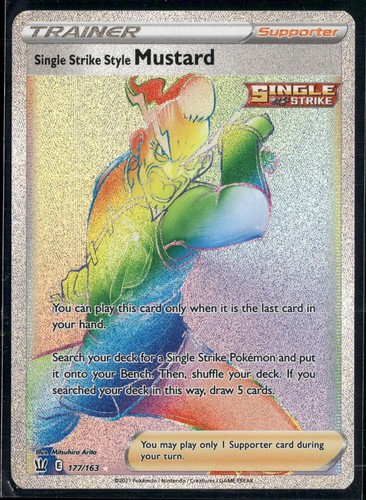 SWSH05: Battle Styles #177/163 Single Strike Style Mustard (Secret)