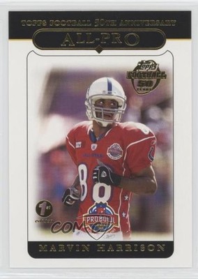 2005 Topps All-Pro 1st Edition Marvin Harrison #335 HOF fm0