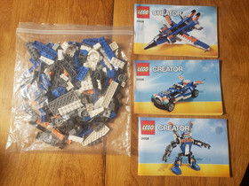 LEGO Creator 3 in 1 31008 Thunder Wings 100% Complete W/3 Manuals No Box