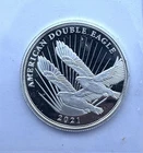 2021 Cook Islands American Double Eagle $2 Silver Proof 1/2 Oz Coin