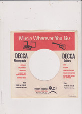DECCA 7 IN COMPANY SLEEVE