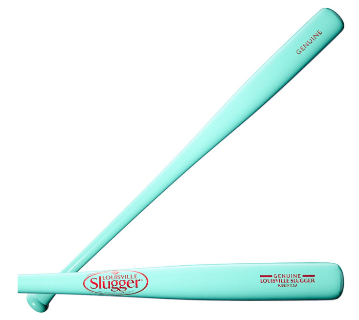 Louisville Slugger Genuine Mix Wood Baseball Bat Mint/Metallic Red 31"