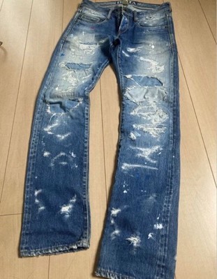 Deeta Paint Damage Fabricate Denim Made In Japan Backlash Wjk Dsquared Delay Die