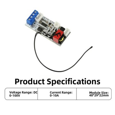 DIY Digital Voltmeter Amperemeter 0-100V 0-10A mit Smart Überhitzungsschutz