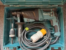 Makita HR2630 SDS+ Rotary Hammer Drill 110V With Case & Chuck Adapter