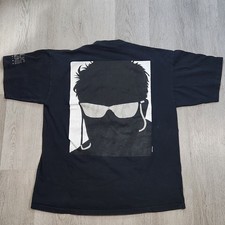 Vintage 90s Public Image Men T-shirt Sz X Large Black Graphic Made In USA