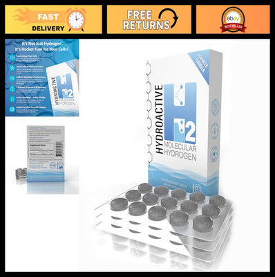 Molecular Hydrogen Tablets - 30 Count, Deuterium Depleted, 8-12 PPM, Boost ATP,