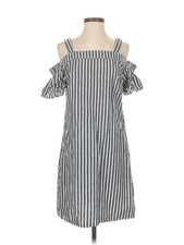 Nine West Women Gray Casual Dress 4