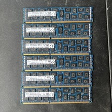 Qty 6 Hynix 16GB 2Rx4 PC3L-12800R DDR3L-1600 Server Registered ECC Server RAM