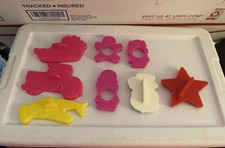 70s vintage cookie and Play-Doh cutters 8pcs