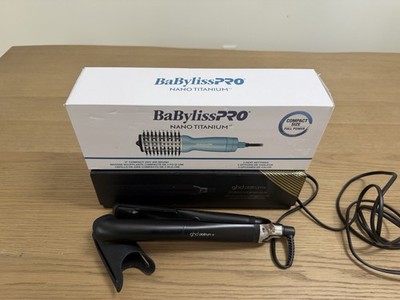 BaBylissPRO Nano Titanium Hot Air Brush & ghd platinum+ Straightener