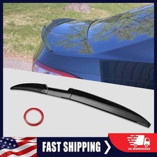 Carbon Pattern Style Rear Trunk Spoiler Wing Lip For Mazda 3 6 Axela Atenza Usa