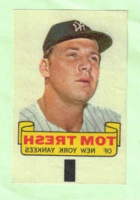 1966 Topps Rub-Offs, Tom Tresh, Yankees, EX