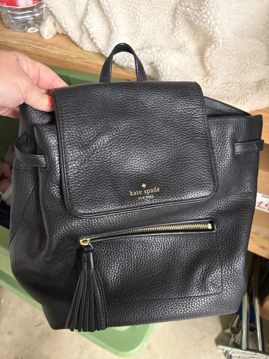 kate spade ブラック バックパック 牛革 kate spade new york Backpack Black Bags & Handbags for Women for