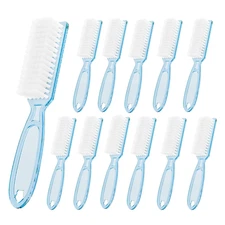 12 Pcs Handle Grip Cleaning Brushes, Hand Fingernail Nail Scrub Manicure Brush P