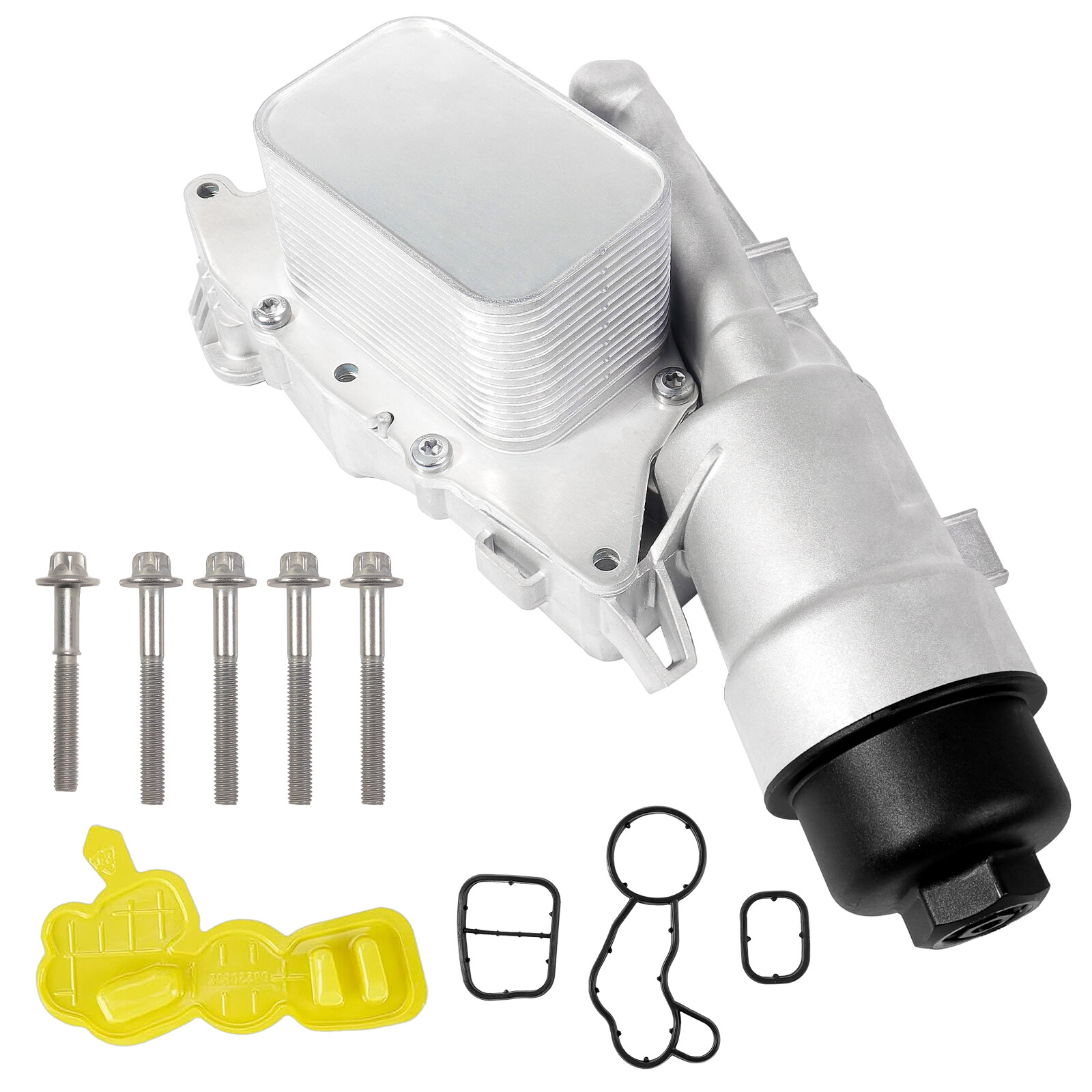 Aluminum Oil Cooler Filter Housing Assembly for 14-19 Mini Cooper BMW i8 X1 X2