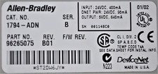 Allen Bradley 1794-ADN /B DeviceNet FLEX I/O Adapter Module