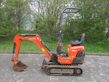 2014 Kubota K008 micro digger 0.8 ton excavator cab mini midi jcb 8008 delivery