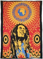 Tapestry - Bob Marley loving Life 54 X 86 - Free Shipping Tapestry - Bob Marley loving Life 54 X 86 - Free Shipping