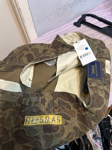 Polo Ralph Lauren Herren Camouflage Slim Fit Camouflage Canvas Utility Cargo Hose Authenti - Bild 14 von 15