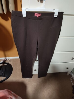 CARMEN MARC ALBI WOMENS PONTE PANTS SIZE XL NEW 280157