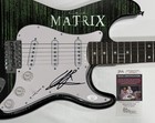 KEANU REEVES SIGNED CUSTOM ELECTRIC GUITAR THE MATRIX NEO DOGSTAR JSA COA — photo 2