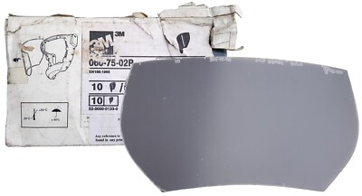 10x VISIER Ersatz TÖNT Helm Gesichtsschutz 3M 060-75-02 Gesichtsschutz