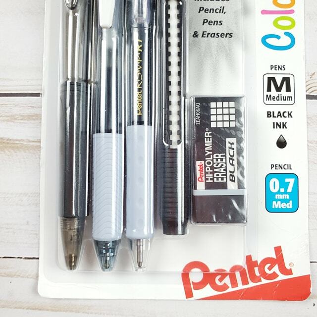 Pentel Color Shades Writing Pack - PINK BLUE BLACK PURPLE, pick your ...