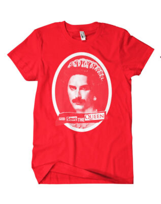 God Save the Queen T-Shirt Freddie Rock Musik Christopher Street Day Outing