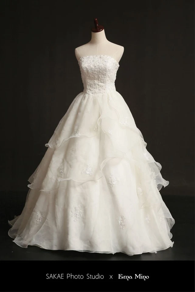 Vestidos de novia con volantes sin mangas línea A vintage años 60 50 encaje vestidos de novia Foto 2 de 4