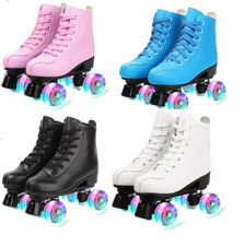 Roller Skates Shoes Skating boot lights men boy women size 5 6 7 8 9 10 11 12 13