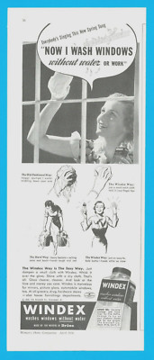 1936 WINDEX Window Cleaner PRINT AD household