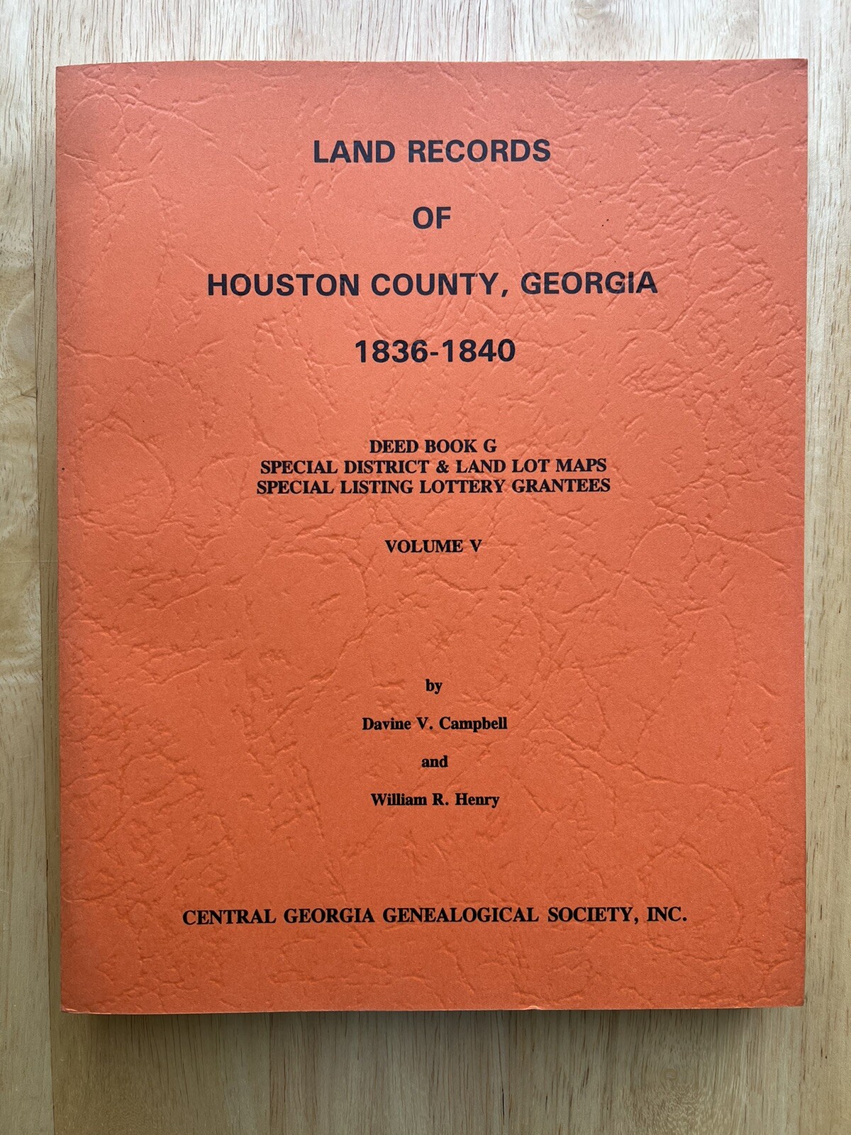 Land Records of Houston County, 18361840 Volume V eBay