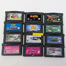 12 Games Nintendo GBA Gameboy Advance - LEGO Star Wars Nicktoons Disney 007