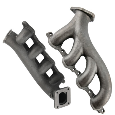 Pair Turbo Exhaust Manifold Header for Chevy Silverado for GMC Sierra LS 5.3 4.8