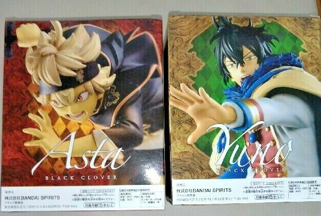 BANDAI Black Clover Asta & Yuno DXF 2 set Figure BANPRESTO Height