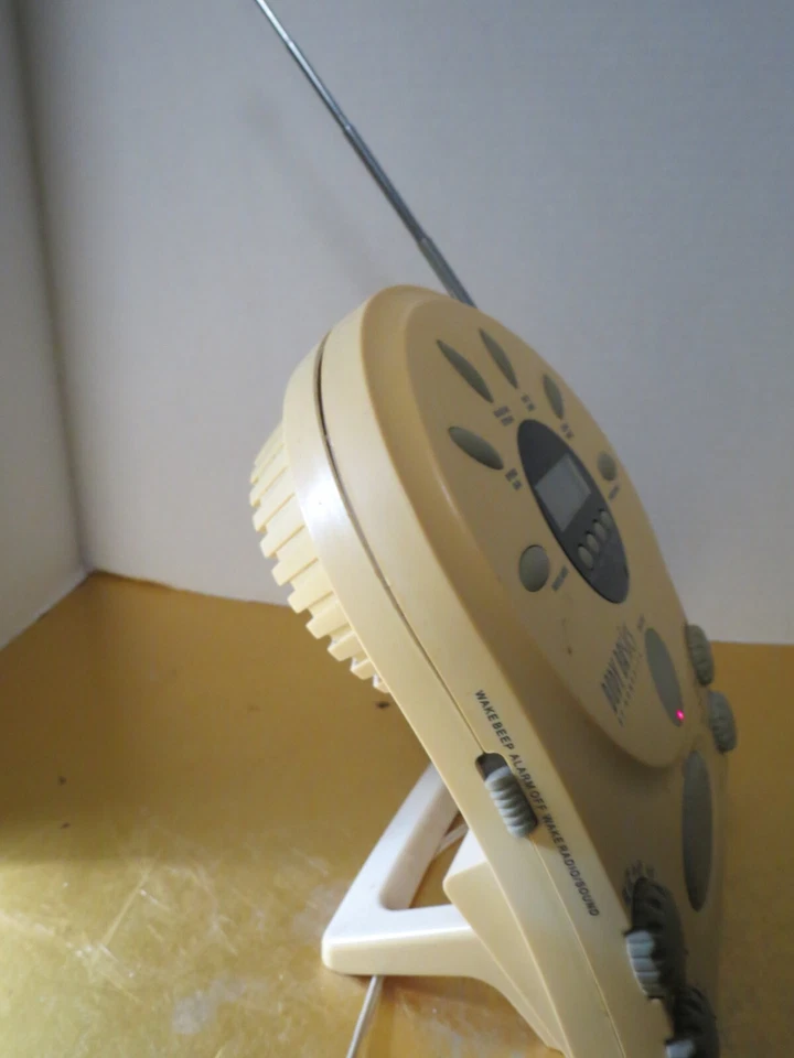 Vintage HoMedics White Noise Clock Radio Model SS400 Body Basics Tested - Image 3 of 4