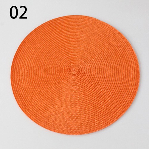 Hand Woven Round Placemats & Coasters Table Mats Insulation pads Supply 38cm UK - Picture 4 of 28