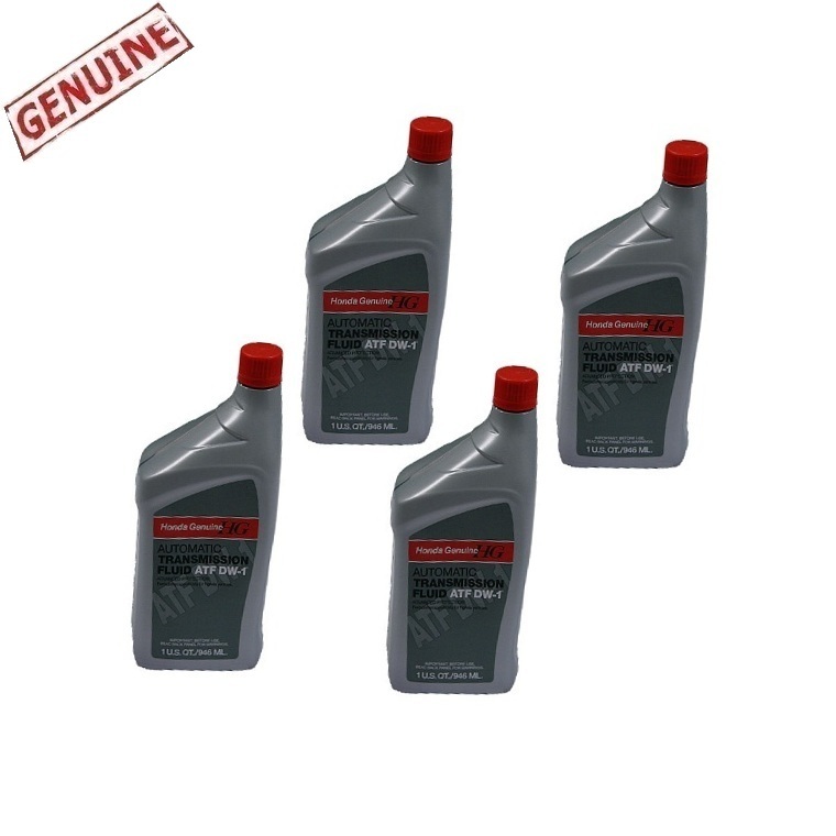 4Quarts Auto Trans Fluid Genuine Honda 082009008 Fits Honda ATF DW1