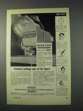 1959 Porter Disston Dagger Electric Handsaw Ad