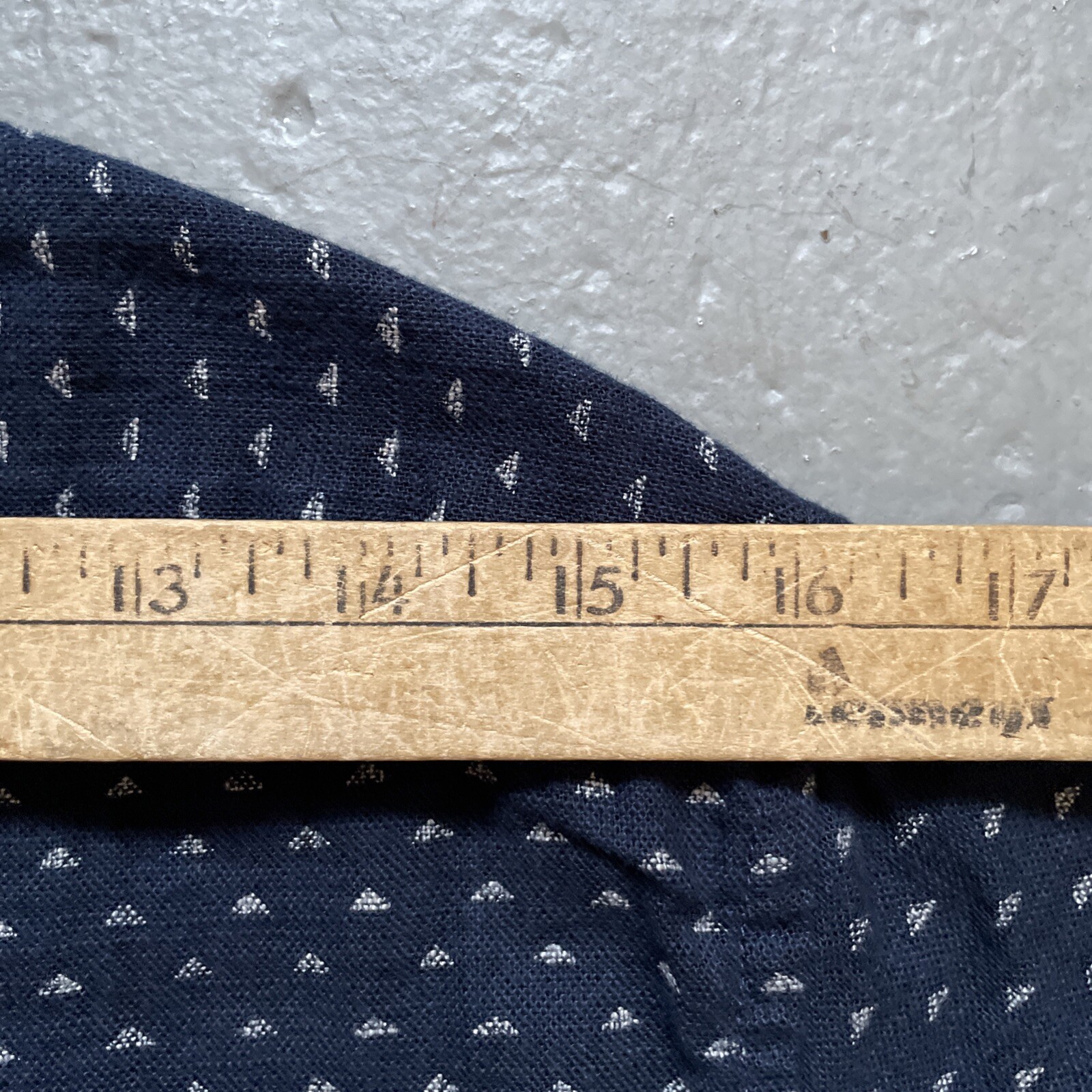 Taylor Stitch Indigo Pattern Print Button Shirt M… - image 11