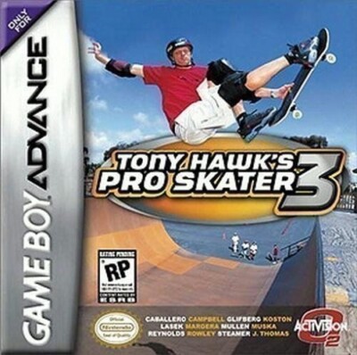 Nintendo GameBoy Advance Spiel - Tony Hawk's Pro Skater 3 Modul mit Anl.