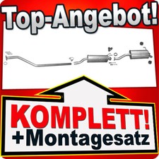 Auspuff für HONDA CIVIC VII 1.4 1.6 Schrägheck 5-Türen 2001-2005 Auspuffanlage