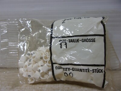 NEW Terminal Wire Marker Type Z Size 11 No. 8 Lot of 100 *FREE SHIPPING*