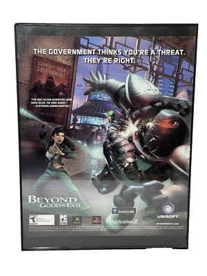 Beyond Good & Evil - Vintage Gaming Print Ad / Poster / Game Room Wall Art B